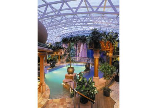 Piscina Oriental  y Solarium del Spa del Brilliance